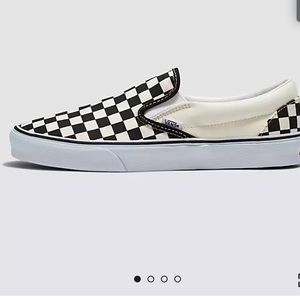 checked vans